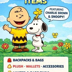 Charlie Brown & Snoopy Kids Accessories Collection - Yellow